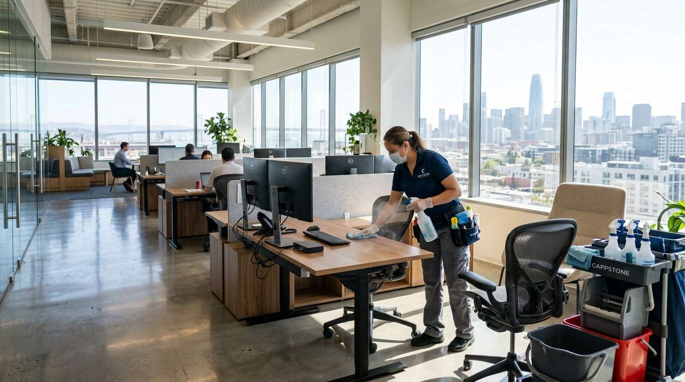 Adapting Cleaning Schedules For Hybrid Bay Area Workspaces